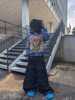 BLUE "TIMELESS" ZIP UP HOODIE